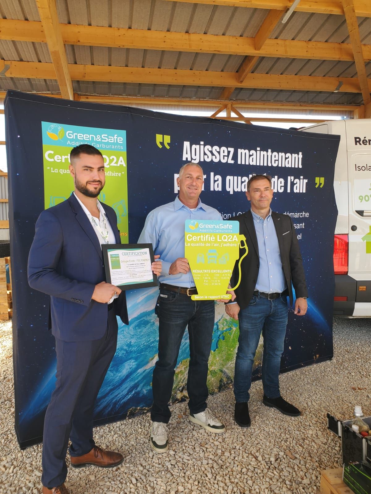 Remise d'une charte LQ2A Green&Safe