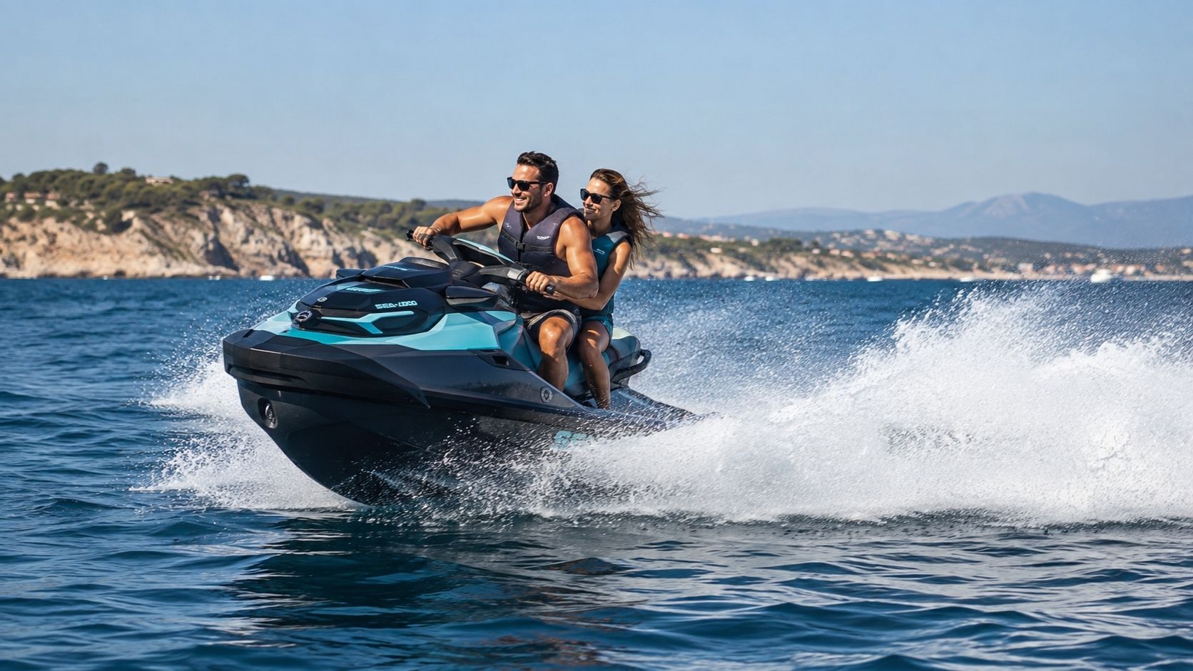 Jet ski en navegación